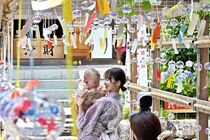 華蔵寺で風鈴まつり