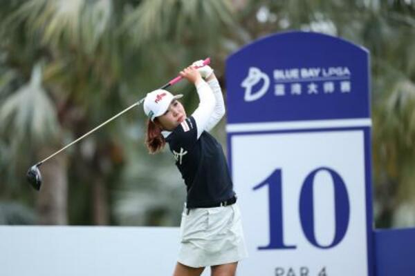 　７位発進した古江彩佳＝５日（ゲッティ＝共同）