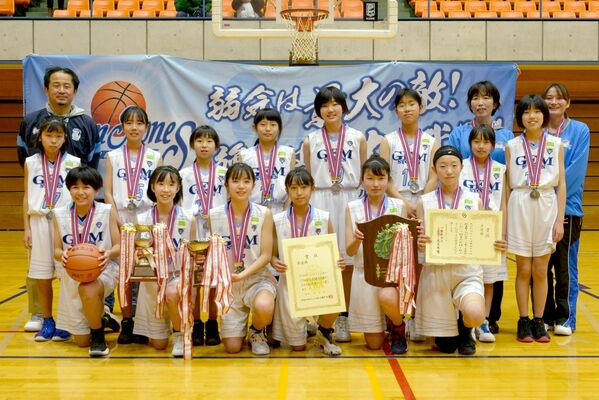 女子準優勝の石橋ジェムストーンズ