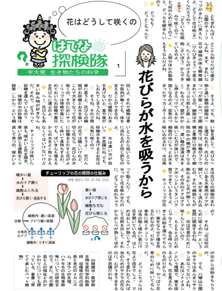 どっとこちゃんが初登場した下野新聞紙面＝2006年4月23日付