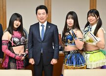 ３姉妹レスラーが出場へ　４月１日、JR宇都宮駅東口