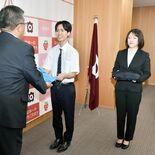 真岡市初の派遣生２人が市長表敬　アメリカの姉妹都市で就業体験へ