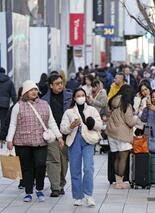 百貨店の免税売上高１８％増