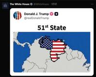 米、ベネズエラ領有示唆