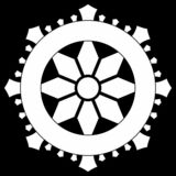 三宅輪宝（みやけりんぽう）〈器材紋　輪宝〉
