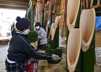 門松作り大詰め　宇都宮