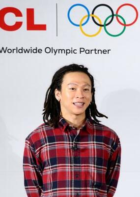 イベントに参加したスノーボード男子の平野歩夢=15日、東京都内