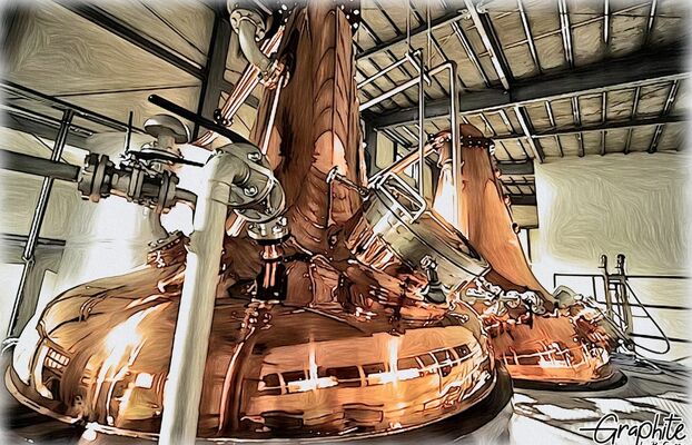 小林酒造が完成を目指す「日光蒸溜所」のプラント予想図