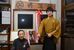 剣詩舞の全国大会で昨年に続き優勝した五月女さん（右）と鈴木さん