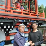 塗師の“バトン”次世代へ　佐野の浅間神社　貴重な彫刻、未来につなぐ