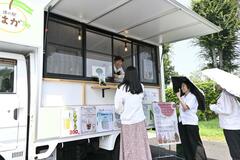 看板ジェラート 町内外で販売へ