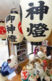 ちょうちん作りが本格化　那珂川
