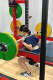 脚力向上にスクワット