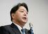 　自民党総裁選に立候補する意向を表明した林官房長官＝１６日午後、国会