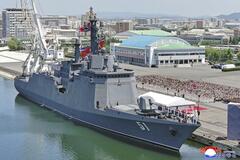 北朝鮮の新型駆逐艦就役