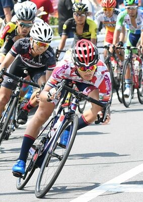 やいた片岡ロードレースで連覇が懸かる宇都宮ブリッツェンの鈴木龍＝前回大会より