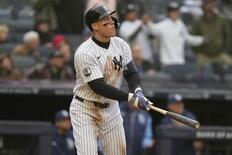 ジャッジ、肋骨骨折で離脱