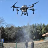 佐野の旧閑馬小跡地でドローン教室開校　取得企業「Ｎ　ＣＯＲＥ」　春にはグランピング施設も