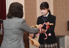 岩佐さん姉妹が最高賞　統計グラフ県コンクール