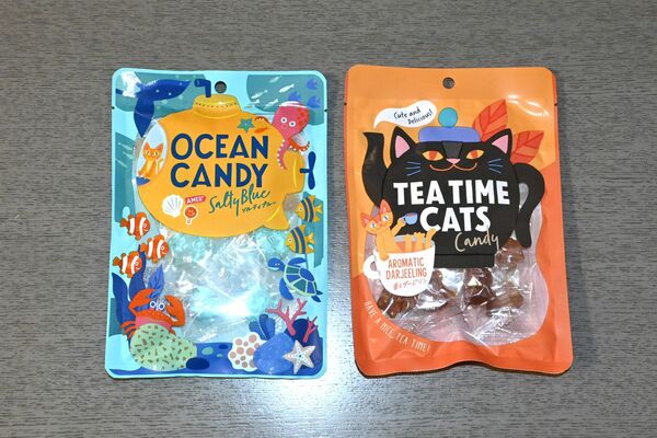 紅茶のおいしさを閉じ込めた「ティータイムキャッツ」と、ローシュガーの「オーシャンキャンディ」