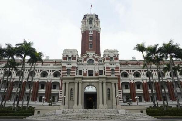 　台湾総統府＝２４年１月、台北