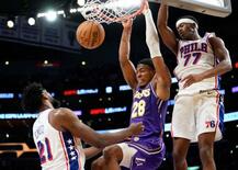 ＮＢＡ八村１４得点、チーム勝利