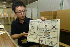 【とちぎ知事選】指さしで投票を手助け、カードやボードの活用拡大　障害者…