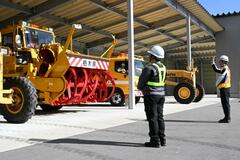 冬の道路の安全確保へ決意新た