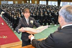 宇都宮中央高１期生の卒業式