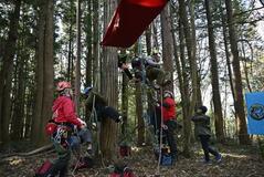 木登り穴掘り 自然満喫