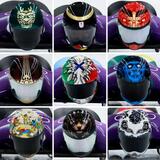 スケルトン、ヘルメットに個性