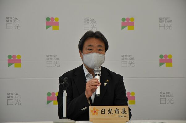 タイ政府観光庁の来訪を発表する粉川市長