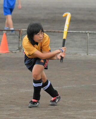 高校時代の渡辺選手＝2006年、今市高グラウンド