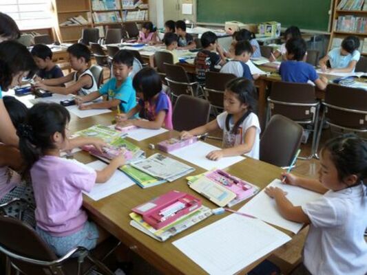 記事の書き方練習／大田原市両郷中央小
