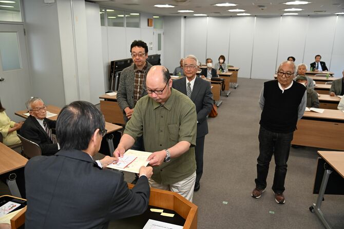 銀賞の金澤誠さん