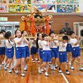 みこし担いで伝統学ぶ　壬生小で出前授業　八坂祭前に城内自治会