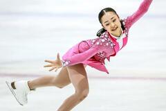 島田麻央ＳＰ首位、岡田芽依２位