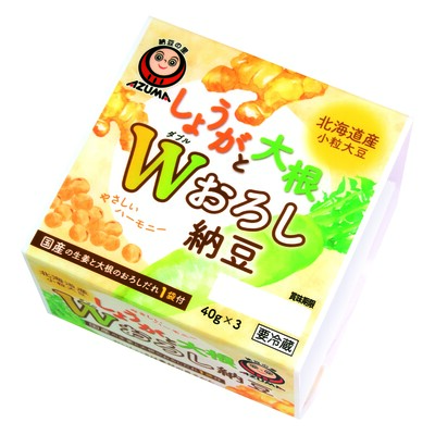 あづま食品の「しょうがと大根Ｗおろし納豆」