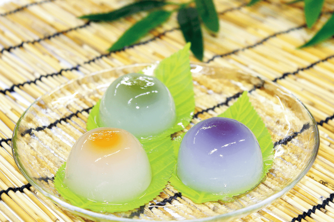 涼味を感じる夏の和菓子「水まんじゅう」