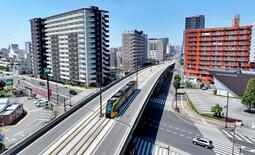 ＬＲＴ開業２年