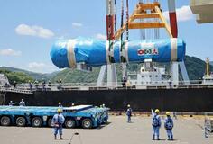 高浜原発３号機に蒸気発生器搬入
