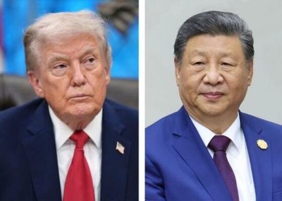 　トランプ米大統領（ＡＰ＝共同）、中国の習近平国家主席（タス＝共同）