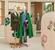 　ジョナサン・アンダーソンさんのコレクションと京ちょうちんを展示したフロア＝東京・代官山（（Ｃ）ＤＡＩＣＩ　ＡＮＯ）（提供写真）