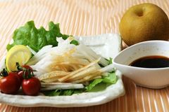 ＜ナシのアジアンサラダ＞体冷やし、夏の疲労回復