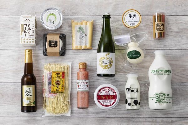 イベントで販売される那須塩原ブランド認定品（八芳園提供）