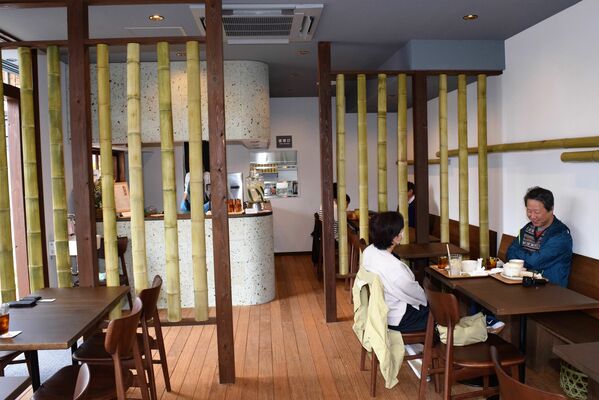 「若竹の杜カフェ＆レストラン」店内＝宇都宮市