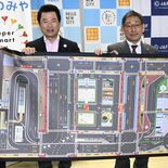 交通ルール学んでね　宇大生とＪＡＦがミニカーマット制作　市に寄贈、保育…