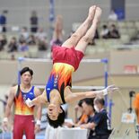 作新が３位、４年連続表彰台　インターハイ・体操男子団体総合