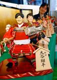 大谷選手ら五月人形に