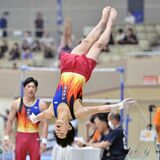 作新が３位、４年連続表彰台　インターハイ・体操男子団体総合